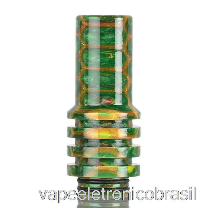 Vape Eletronico 810 Chaminé Pele De Cobra Ponta Gotejante Verde